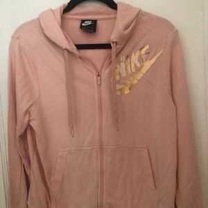 Light weight woman’s Nike full zip up sweatshirt